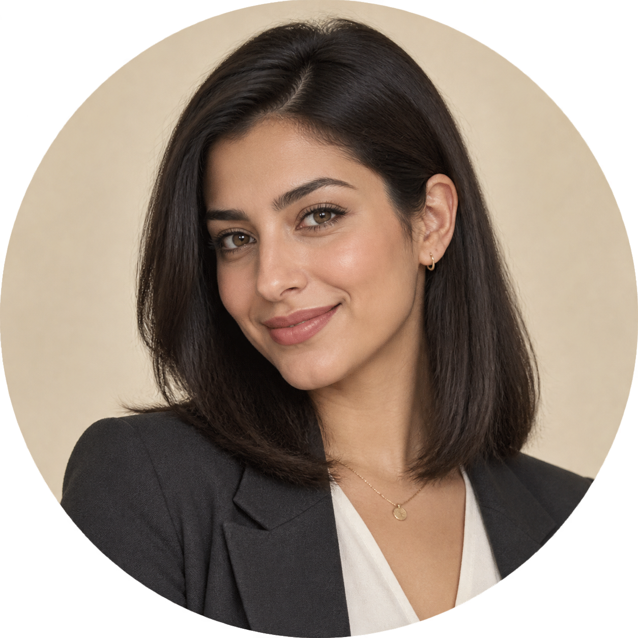 Lucy, a fictional AI avatar